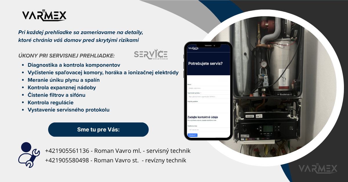 Servis kotlov Buderus Piešťany-Hlohovec-Trnava s odmenou za vernosť